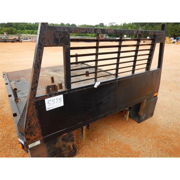 90" X 9' FLAT BED W/HEADACHE RACK (A1)