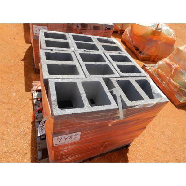 (1) PALLET CONCRETE BLOCKS (B9)
