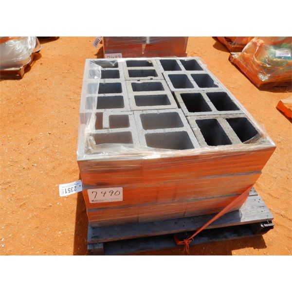 (1) PALLET CONCRETE BLOCKS (B9)