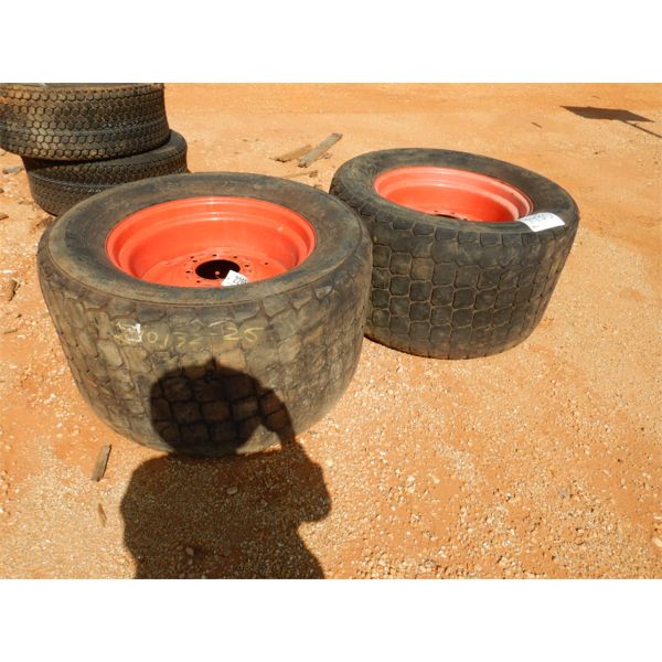 (2) LSW570-648 NHS TIRES & RIMS (C-7)