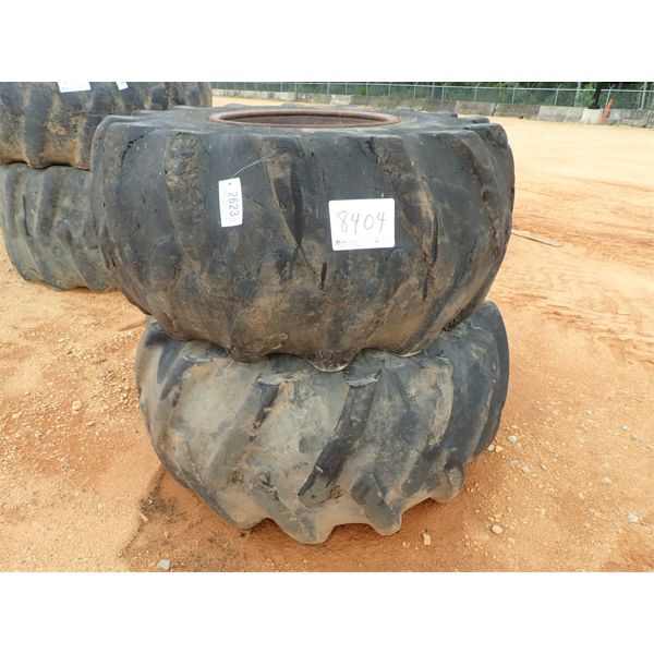 (2) LOG SKIDDER TIRES & RIMS (A-4)