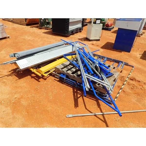 (2) PALLET MISC SCAFFOLDING (B-9)