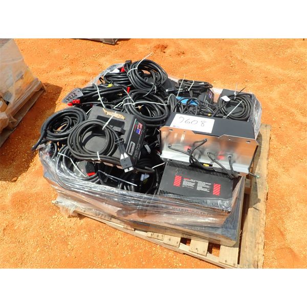 (1) PALLET 12 VOLT, 24 VOLT & 48 VOLT BATTERY CHARGER & CABLE