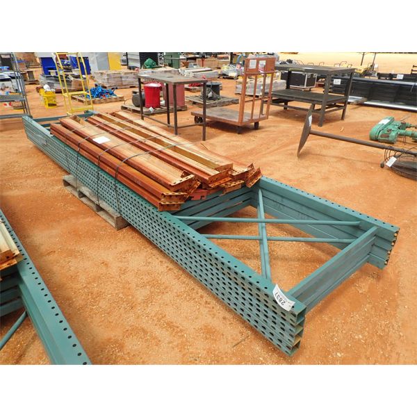 (1) PALLET SUPPORT RAILS & UPRIGHT (B-9)