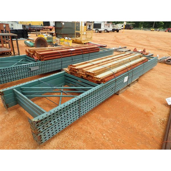 (1) PALLET SUPPORT RAILS & UPRIGHT (B-9)