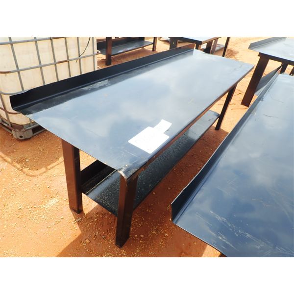 30" X 70" STEEL WORK TABLE (B-7)
