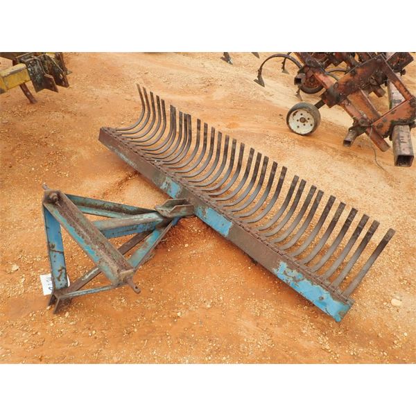 3pth Root Rake RAKE, 3PTH ADJUSTABLE ANGLE, 7' WIDE