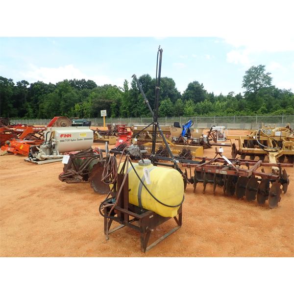 SPRAY TANK WITH 13' BROOM & HAND GUN, 55 GALLON TANK