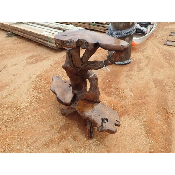 teakwood flower pot stand (C-6)