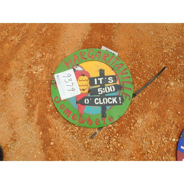 It's 5 o'clock Somewhere metal sign (C-6)