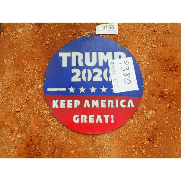 Trump 2020 metal sign (C-6)