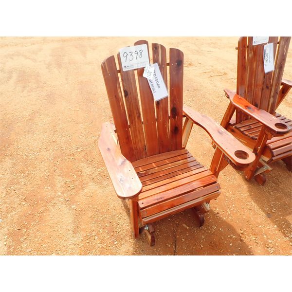 Red Cedar glider chair (C-6)