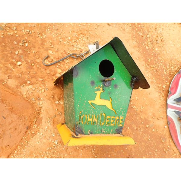 metal bird house  (C-6)
