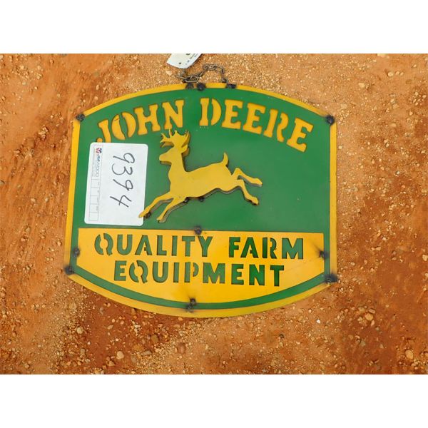 John Deere Equipment metal sign (C-6)
