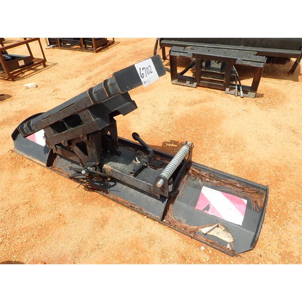 SNOW PLOW, 86" WIDE, FITS SKID STEER LOADER