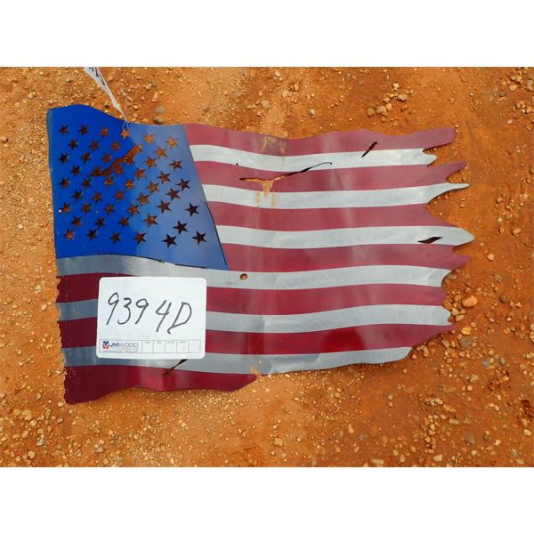 metal American flag (C-6)