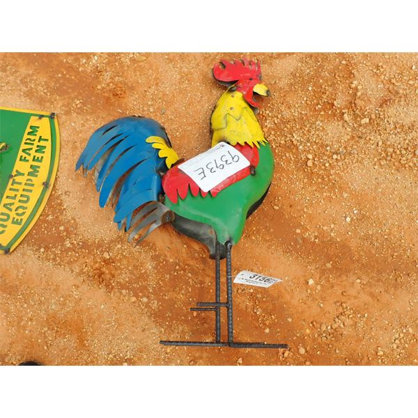 metal rooster (C-6)