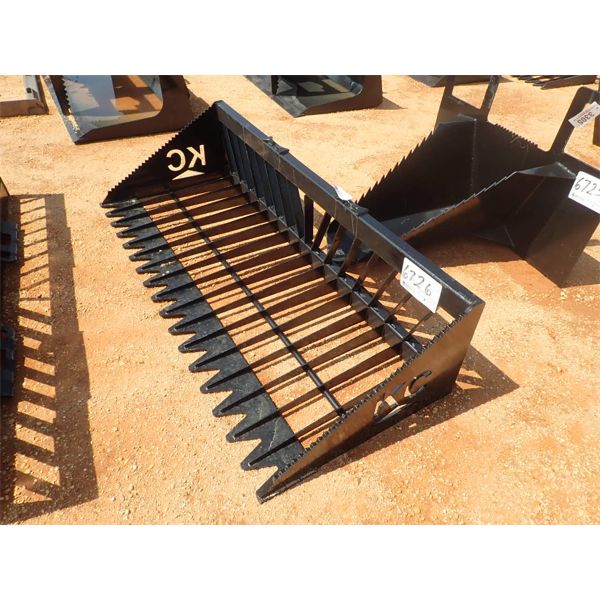 SKELETON BUCKET HIGH SIDES, 76"W, FITS SKID STEER LOADER (B5)