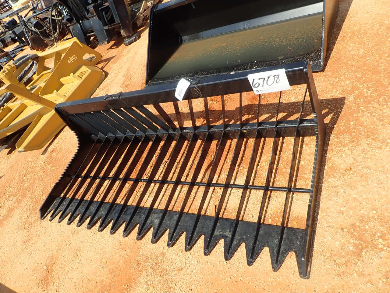 SKELETON BUCKET LOW SIDE, 76" WIDE (FITS SKID STEER LOADER ) (B5)