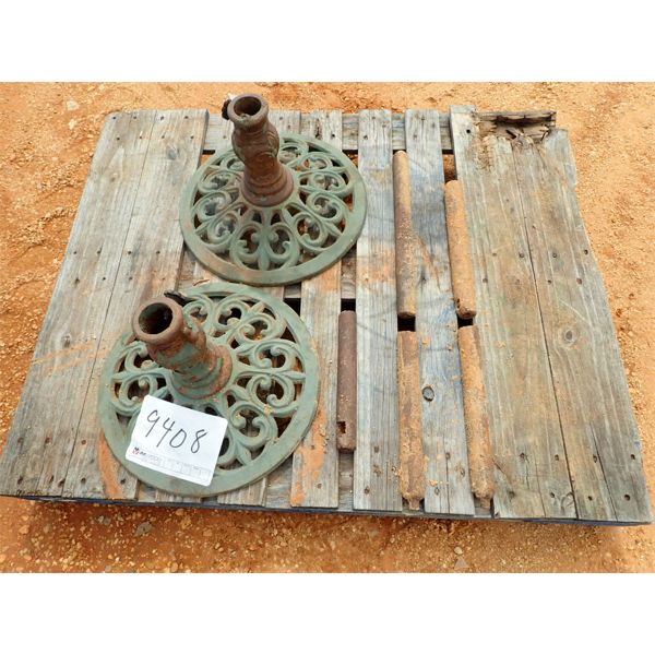 (2) POLE SUPPORT & WINDOW WEIGHT (C6)