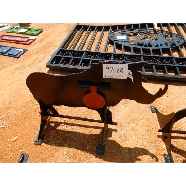 STEEL BOAR SHOOTING TARGET W/HEAT FLAPPER (C6)
