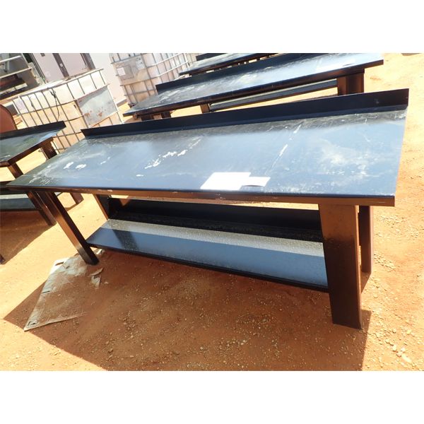 30" X 90" STEEL WORK TABLE (B7)