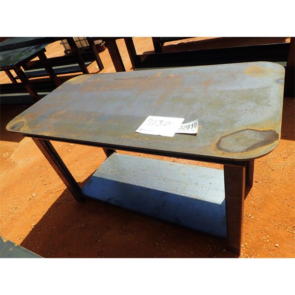 29" X 57" STEEL WORK TABLE (B7)