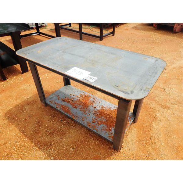 29" X 57" STEEL WORK TABLE (B7)