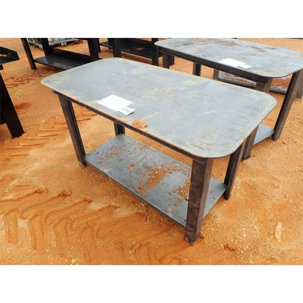 29" X 57" STEEL WORK TABLE (B7)