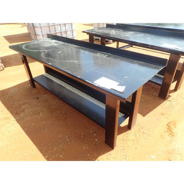 30" X 90" STEEL WORK TABLE (B7)
