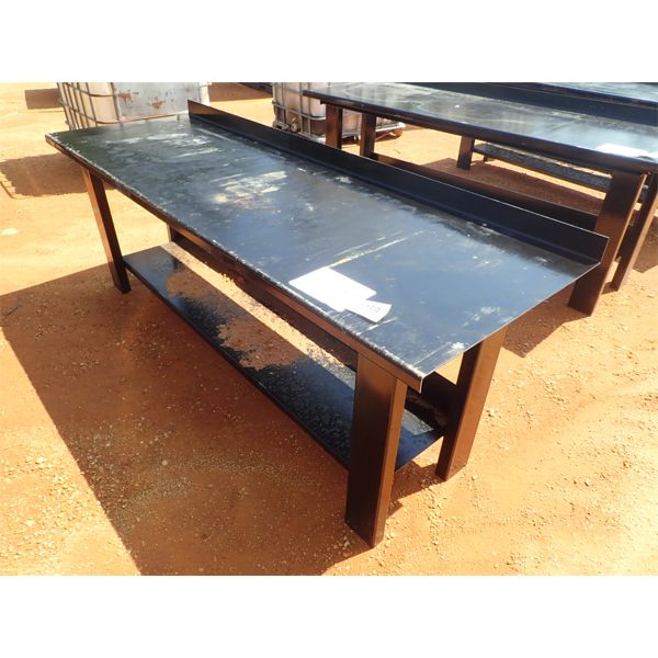 30" X 90" STEEL WORK TABLE (B7)
