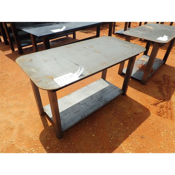 29" X 57" METAL TABLE (B7)