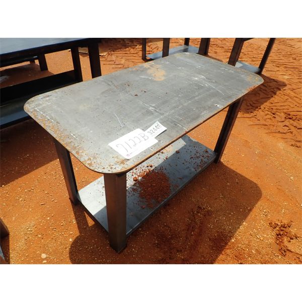 29" X 57" METAL TABLE (B7)