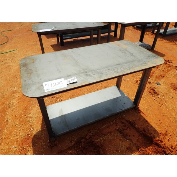 29" X 57" METAL TABLE (B7)
