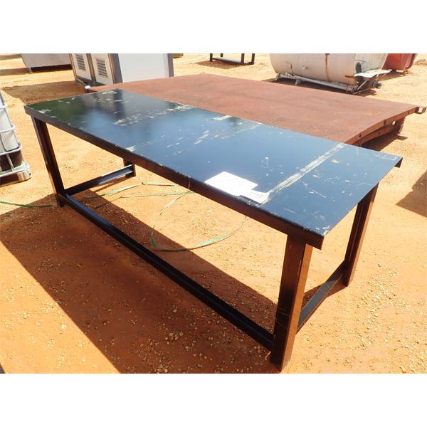 30" X 90" STEEL WORK BENCH (B7)