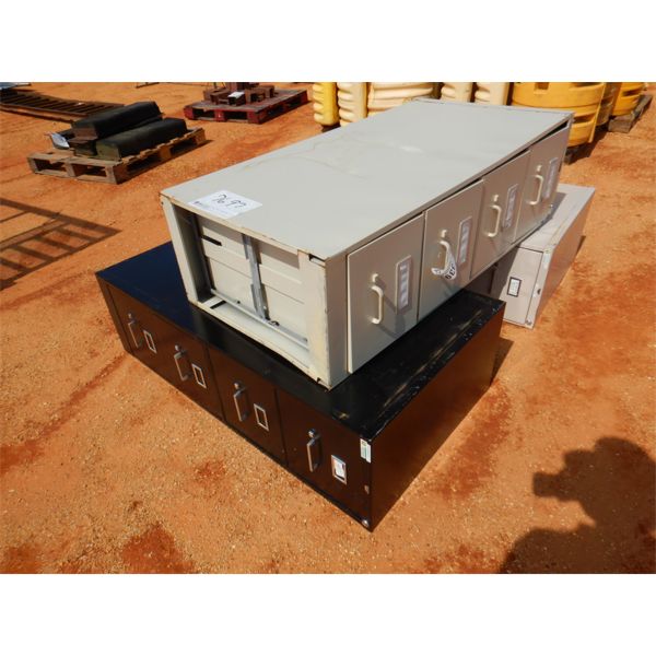 (3) 4 DRAWER FILE CABINET (B-9)