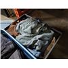 Image 4 : Tote and crate of dress pants and jeans