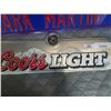 Image 3 : ENAMELED MARK MARTIN DR NASCAR SIGN AND COORS LIGHT METAL SIGN