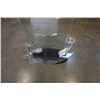 Image 1 : MODERN GLASSTOP SWIVEL COFFEE TABLE WITH CAST IRON BASE