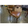 Image 9 : VINTAGE BENTWOOD CHAIR AND MODERN ENDTABLE