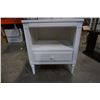 Image 2 : WHITE 1 DRAWER ENDTABLE