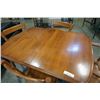 Image 3 : MAPLE DINING TABLE WITH 4 CHAIRS