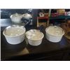 Image 1 : 3 PRINCESS HOUSE POTS WITH LIDS AND REMOVEABLE HANDLES