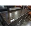 Image 4 : MODERN PINE 8 DRAWER DRESSER WITH MIRROR AND 3 DRAWER NIGHTSTAND