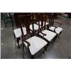 Image 7 : 6 MODERN DINING CHAIRS
