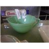 Image 2 : JADEITE FIRE KING POUR BOWL WITH PYREX POT AND FIRE KING BOWL