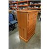 Image 3 : PINE 5 DRAWER CHEST OF DRAWERS