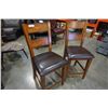 Image 2 : PAIR OF MODERN BAR STOOLS
