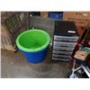 Image 1 : 2 LARGE TUBS WITH ORGANIZER