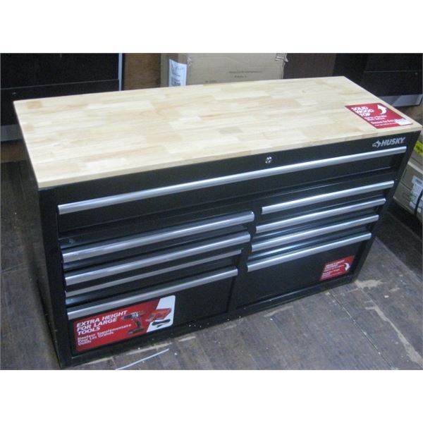 HUSKY 1000835820 52 INCH 9 DRAWER MOBILE WORKBENCH North American